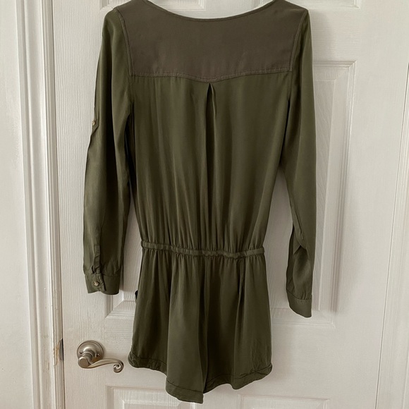 American Eagle Utility Long Sleeve Romper - Picture 2 of 5